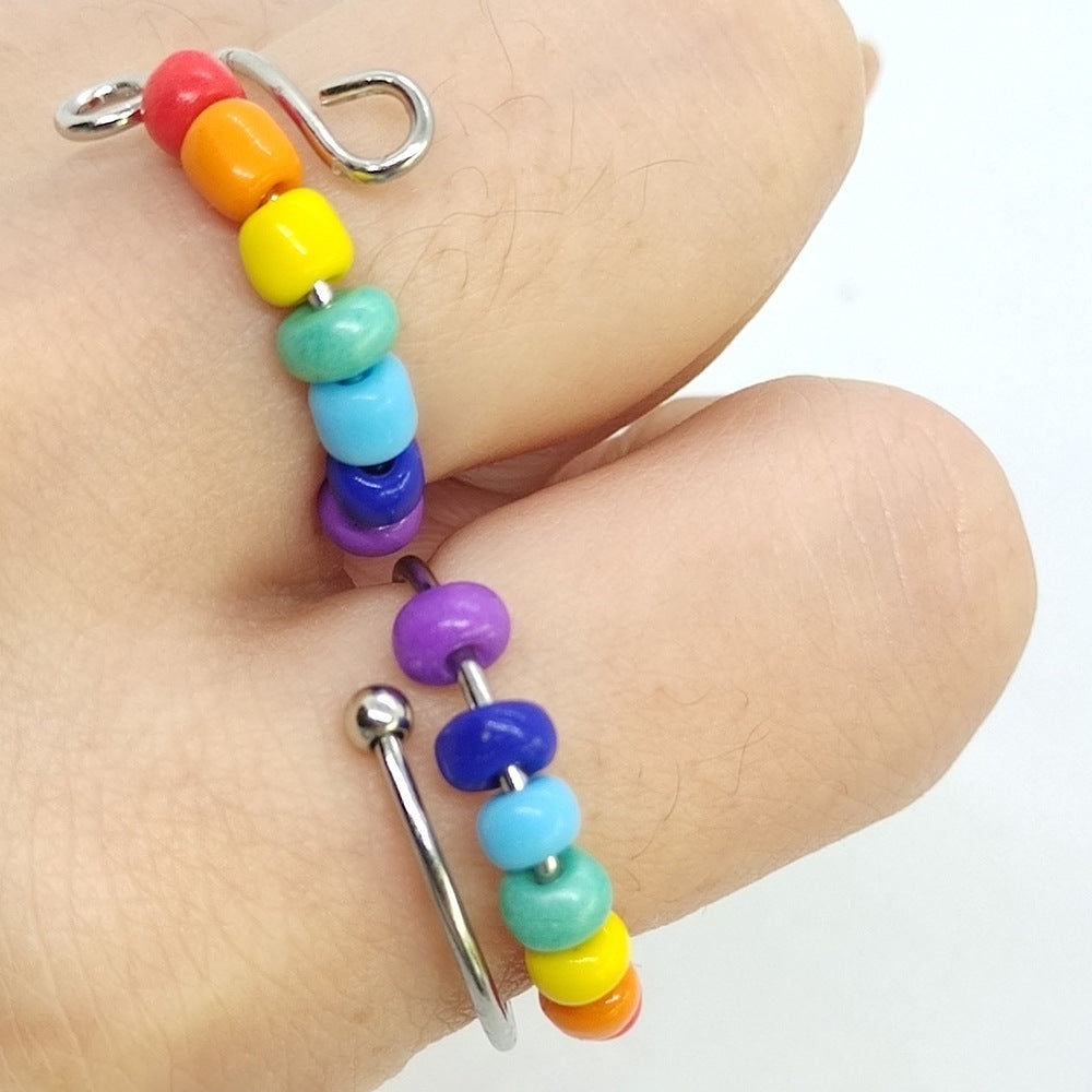 Unisex Geometric Open Ring With Copper Finish Adjustable Fashion Jewelry For Women And Men Great Gift For Any Occasion