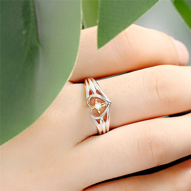 Love Cross Diamond Ring