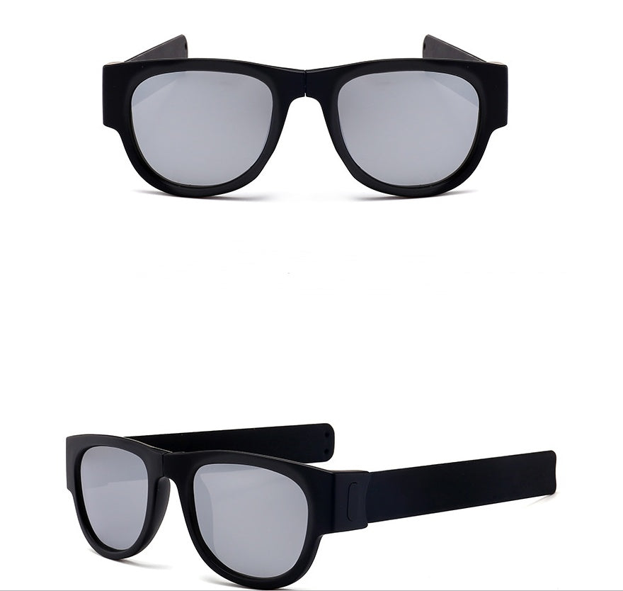 Folding Bracelet Sunglasses Polarized Resin Lenses UV400 Protection For Men Women Sports Fashion Riding Unisex