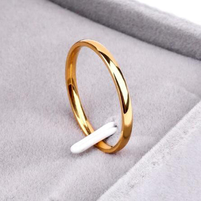 Stainless Steel Tail Ring Geometrical Design For Women And Men Minimalist Ring Band Fashion Jewelry Finger Ring