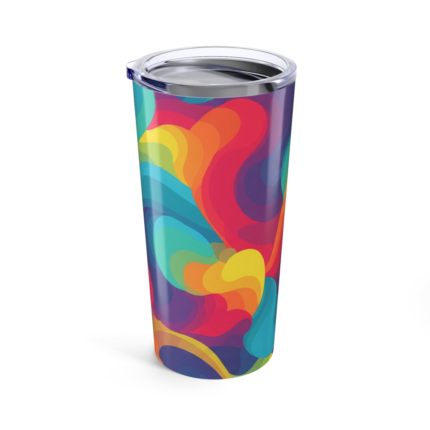 20oz Stainless Steel Printed Tumbler With Double Wall Vacuum Insulation Spill Resistant And BPA Free For Hot And