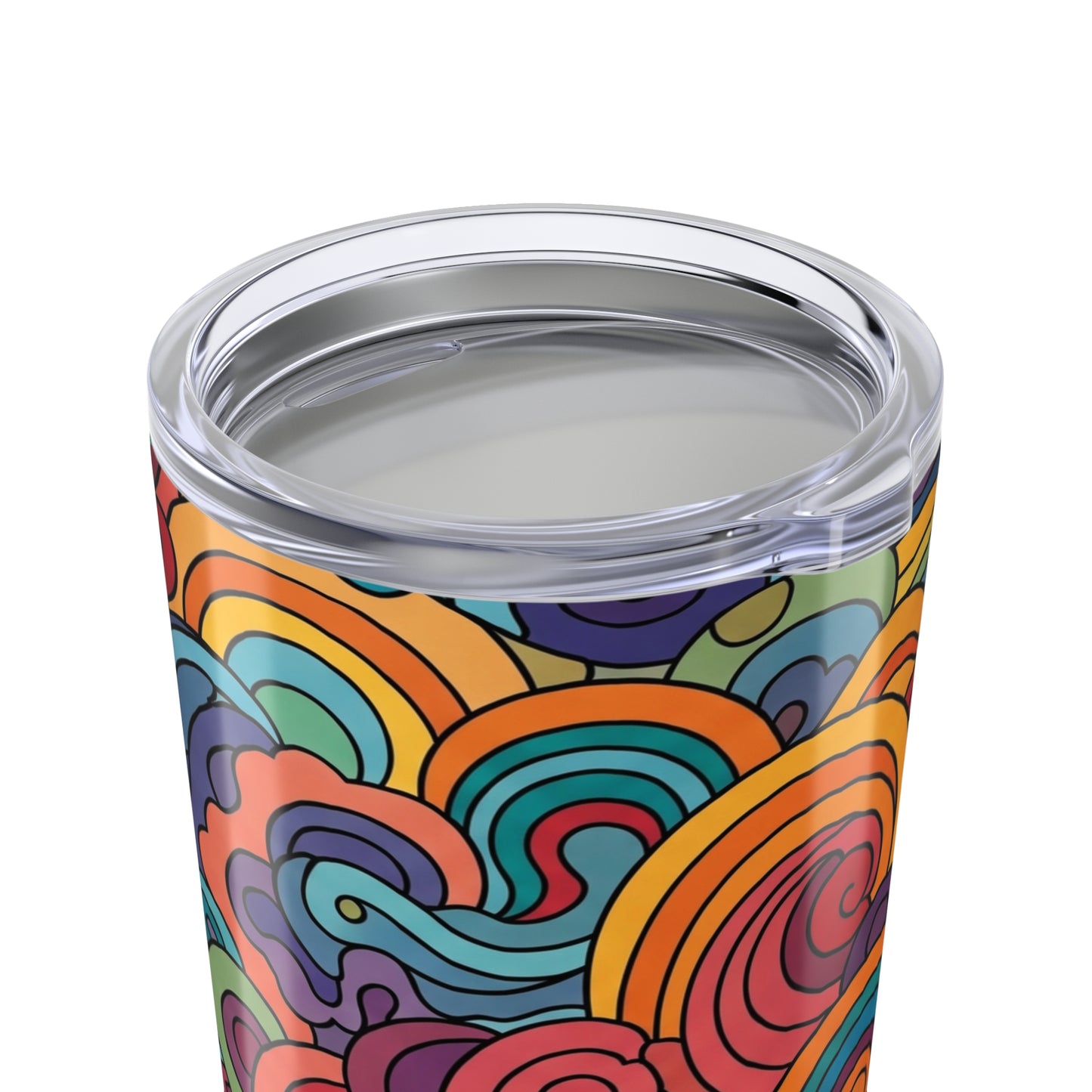 20 Oz Stainless Steel Tumbler With Double Wall Vacuum Insulation Spill Resistant Travel Mug Keeps Drinks Hot Or