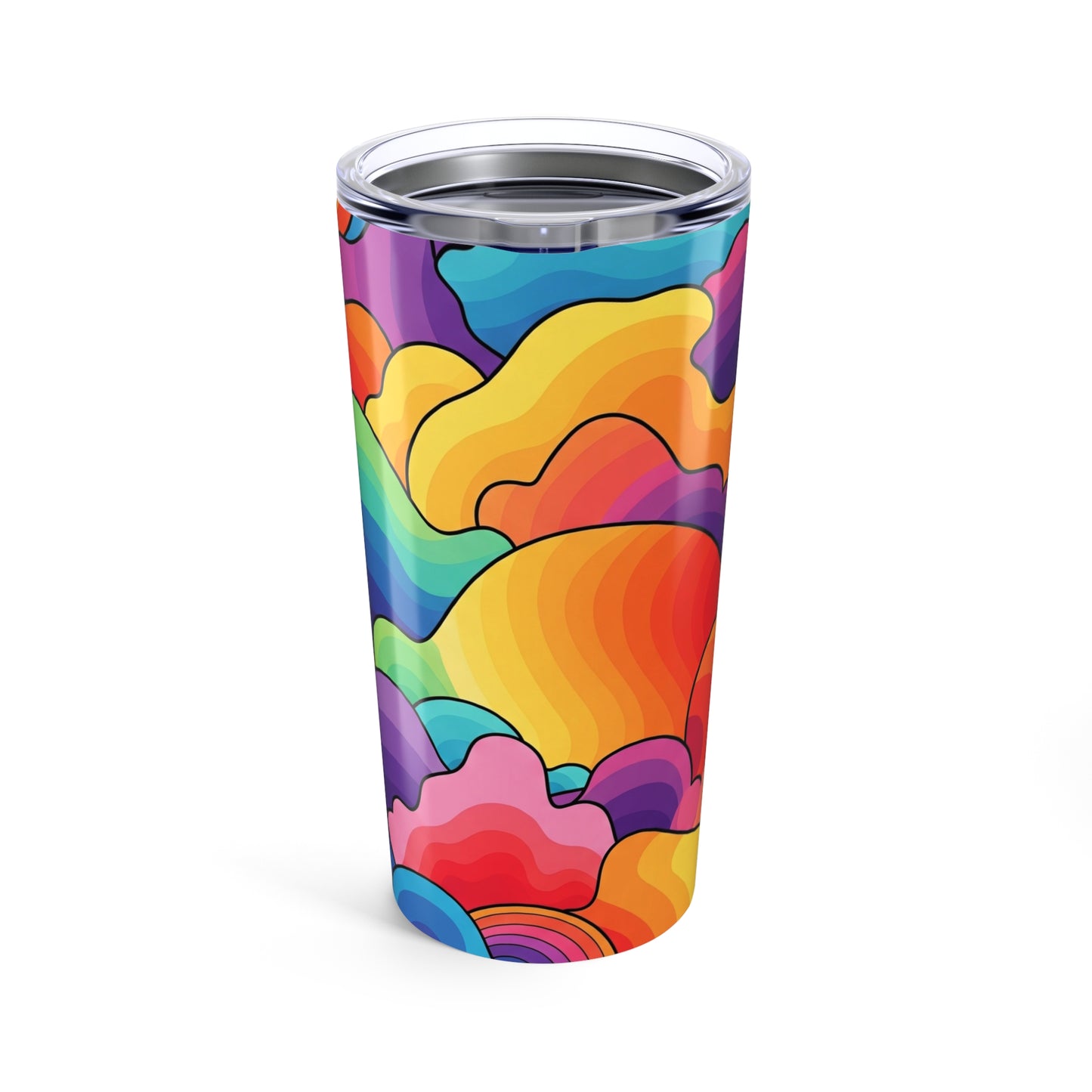 20oz Stainless Steel Tumbler With Double Wall Insulation Keeps Drinks Hot Or Cold Dishwasher Safe Printed Design