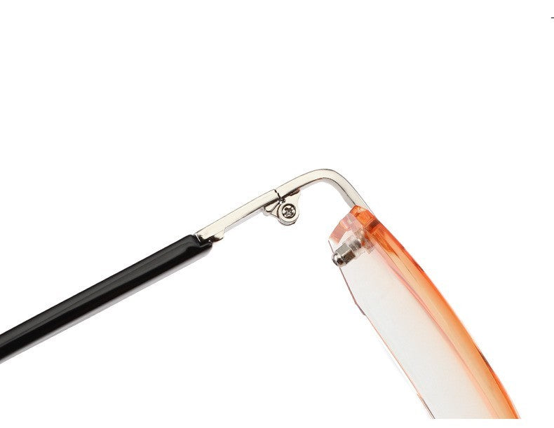 Reading Glasses For Women And Men Diamond Cut Metal Frame Black Unisex Eyewear Durable Readers For Vision Soft