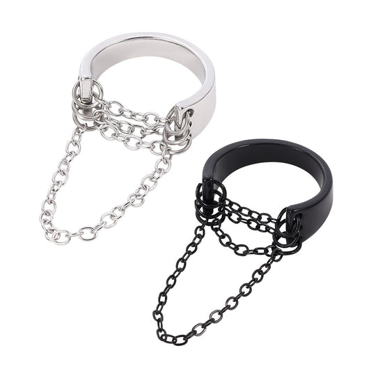 Womens Ring Bracelet Tassel Chain Vintage Geometric Electroplated Alloy Fashion Jewelry For Festival GiftStyle