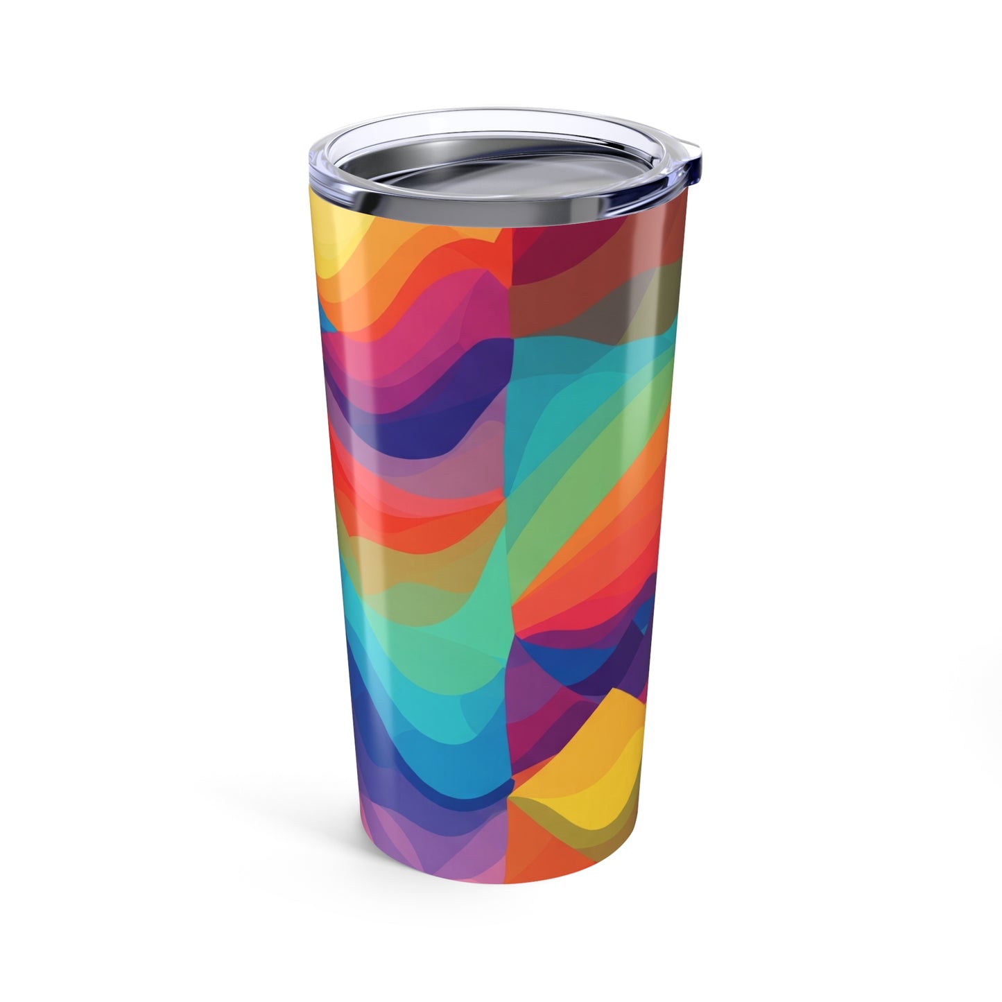 20oz Stainless Steel Travel Mug With Printed Design Double Wall Insulation Leak Proof For Hot Beverages For Daily