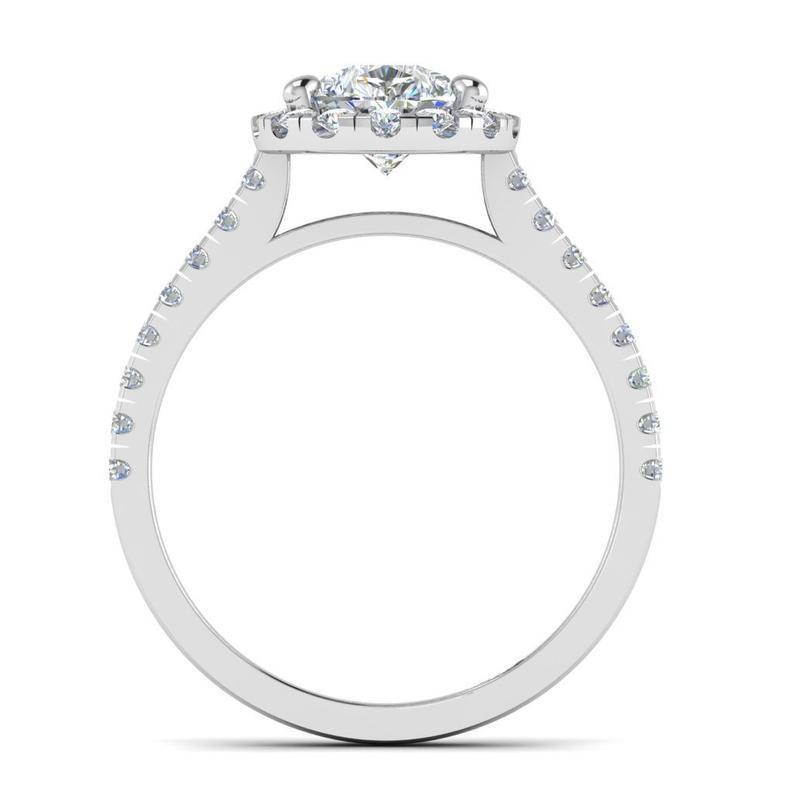 Silver Geometric Drop Ring Set With Gemstones Alloy Finish