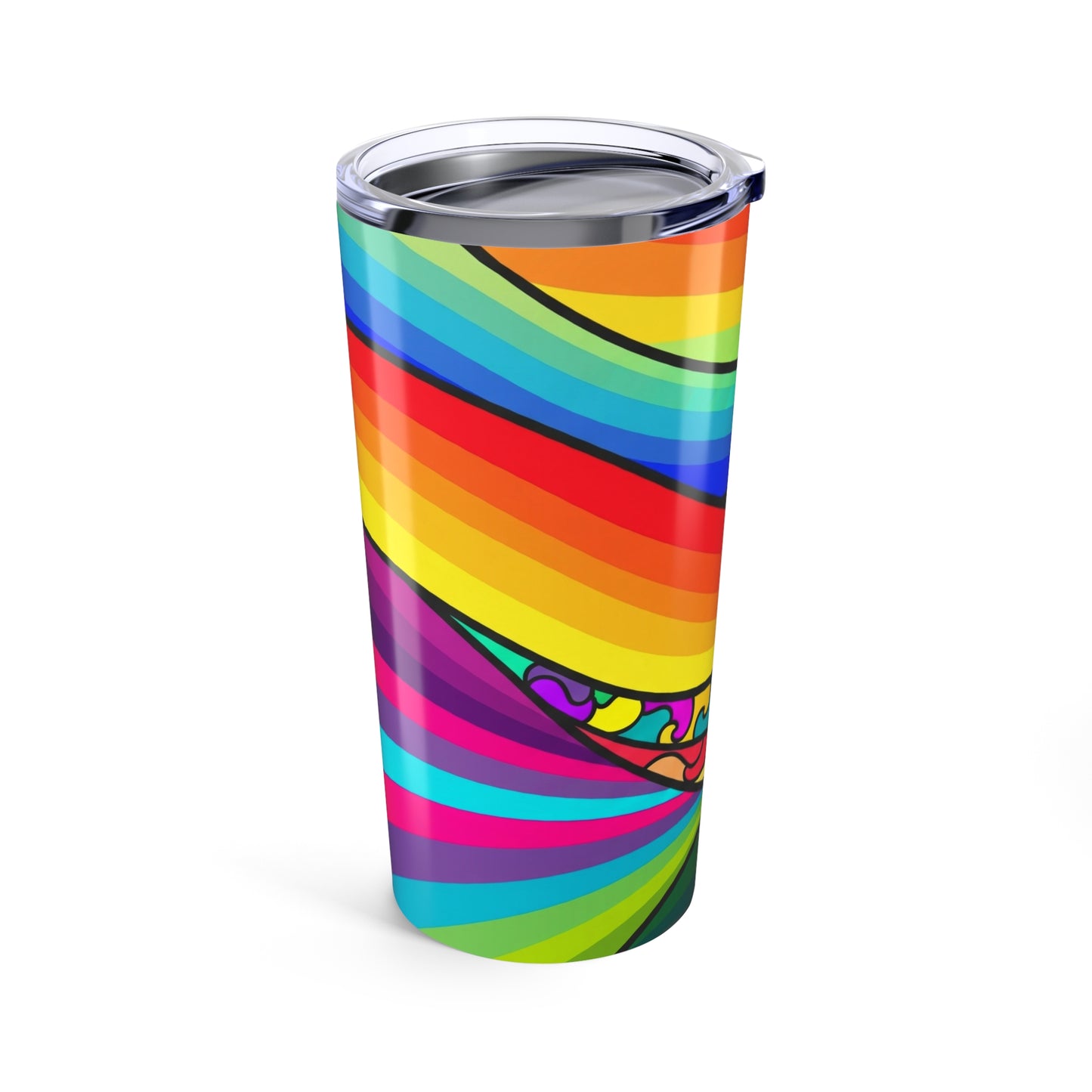 20oz Stainless Steel Tumbler With Double Wall Vacuum Insulation Leak Proof Printed Travel Mug With Lids Dishwasher