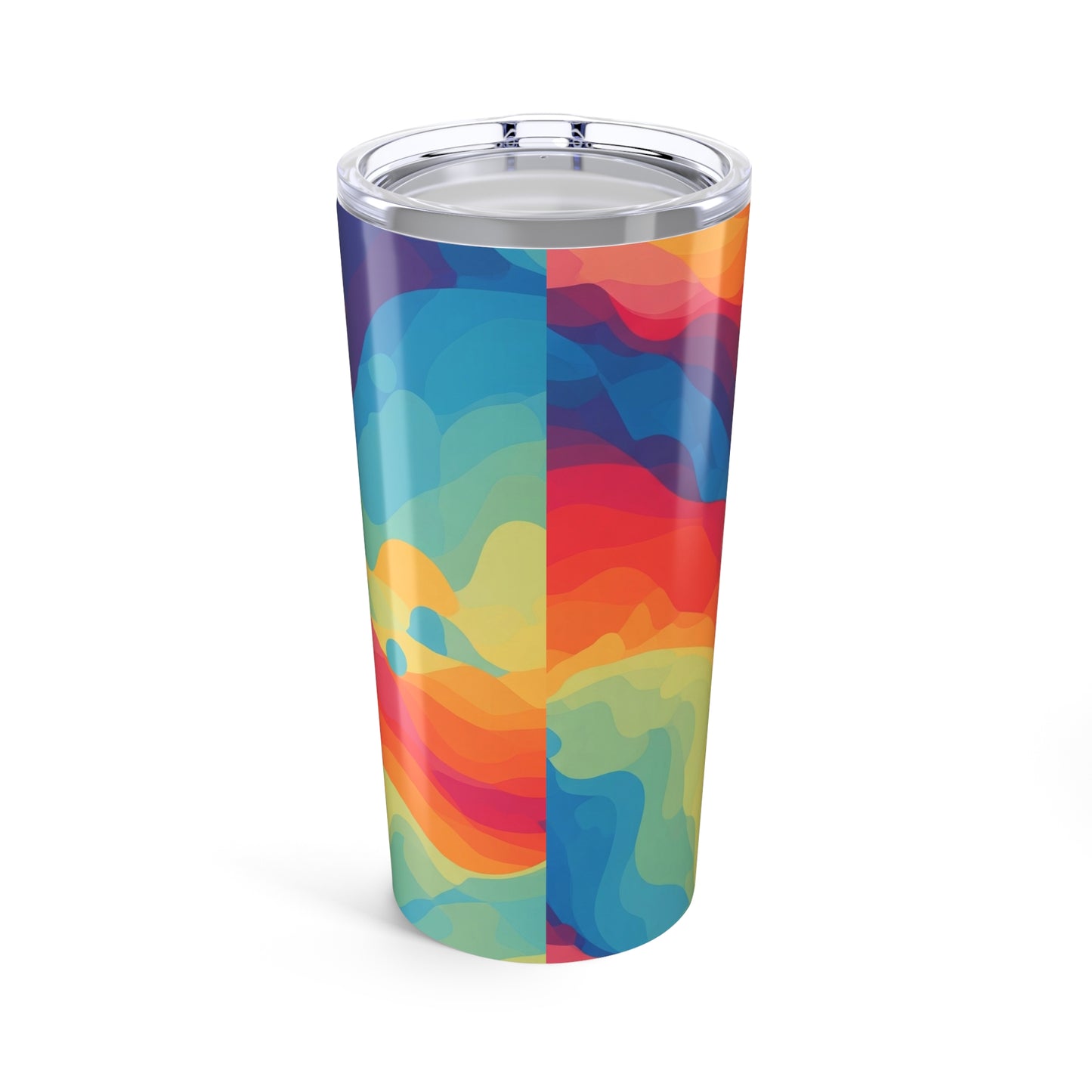 20oz Stainless Steel Travel Mug With Printed Design Double Wall Vacuum Insulated Spill Resistant Keeps Hot Or Cold