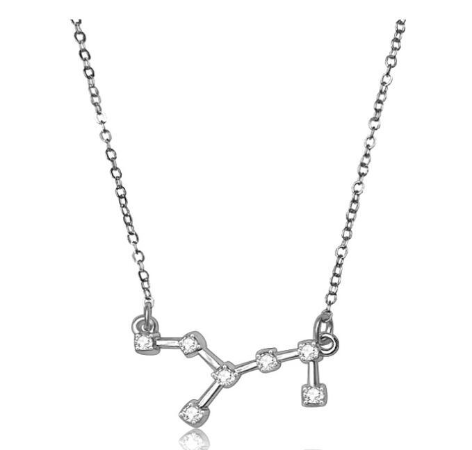 Crystal Constellation Bracelet For Women And Girls Adjustable Length Extender Chain Alloy Charm Everyday Style