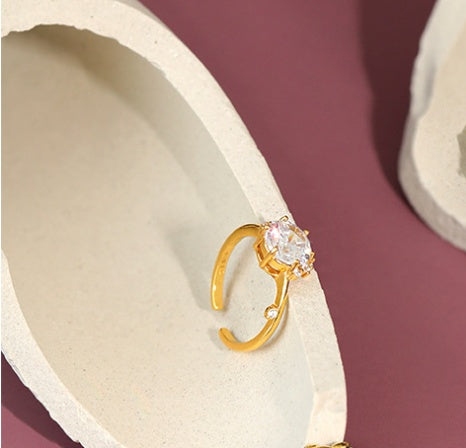 Womens Silver Olive Branch Ring Elegant Delicate Design Electroplated Ring Jewelry Gifting For Her Korean Style