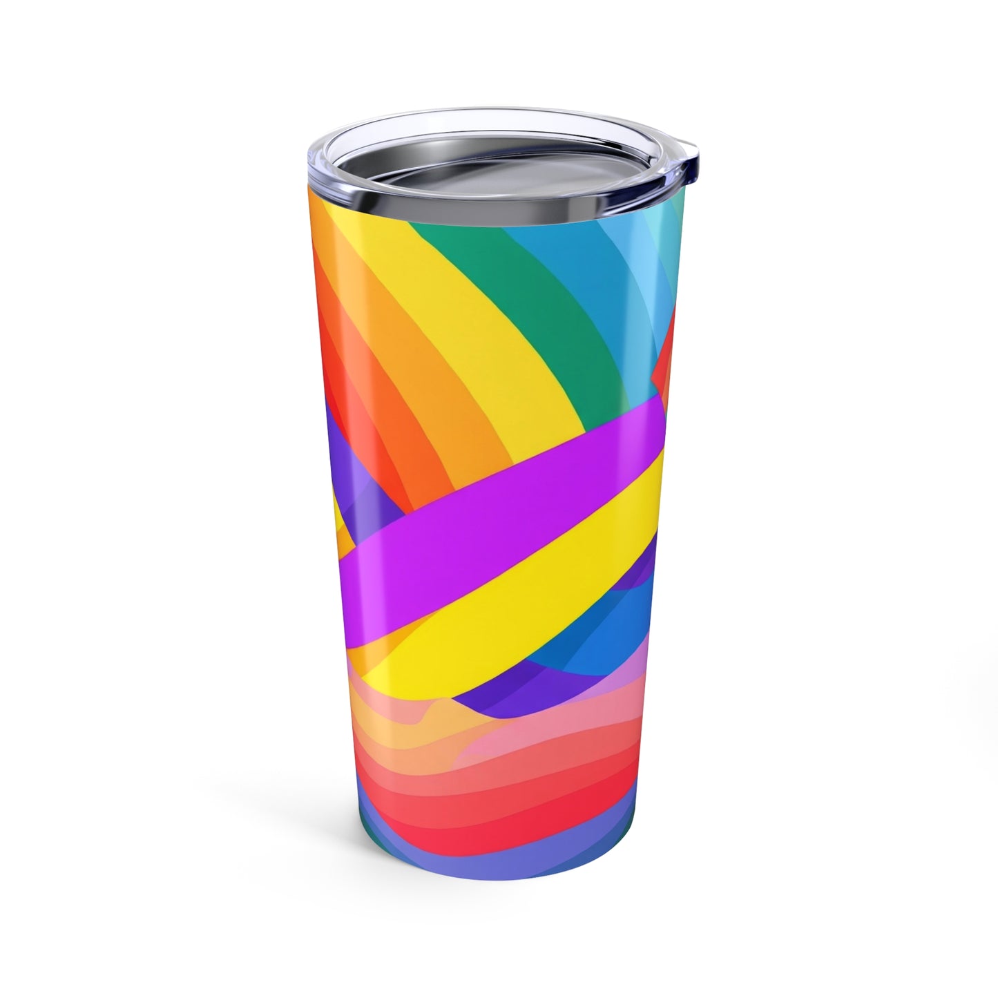 20oz Stainless Steel Tumbler With Printed Pattern Double Wall Vacuum Insulated Spill Resistant BPA Free Thermal