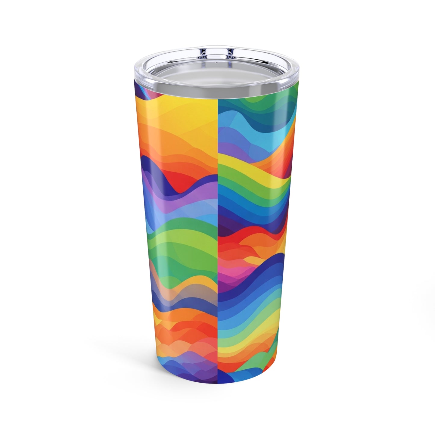 20oz Stainless Steel Printed Tumbler Double Wall Vacuum Insulation Keeps Hot Or Cold Beverages In A Leak Proof Cup