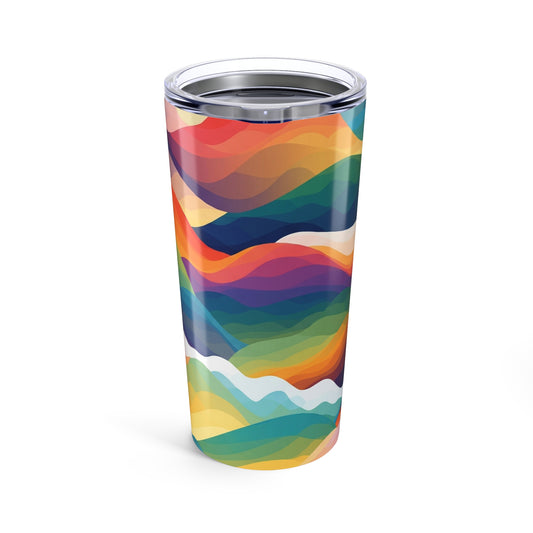 20oz Stainless Steel Tumbler With Double Wall Vacuum Insulation Spill Resistant Lid For Hot Or Cold Drinks Travel