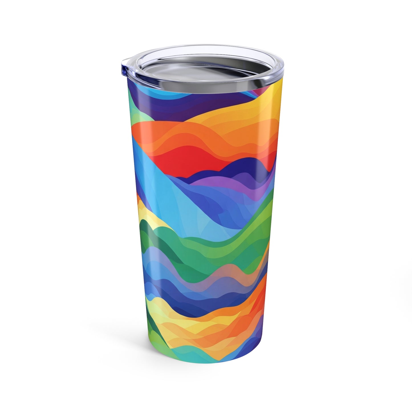20oz Stainless Steel Printed Tumbler Double Wall Vacuum Insulation Keeps Hot Or Cold Beverages In A Leak Proof Cup
