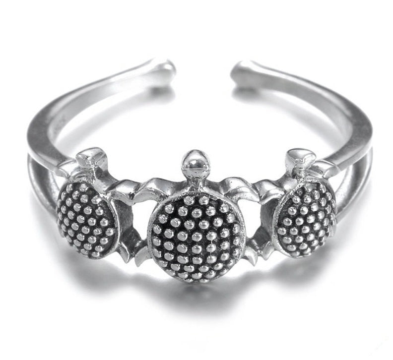 Womens Sterling Silver Turquoise Inlay Ring Geometric Design Unisex 925 Jewelry Everyday Wear Gift For You Now