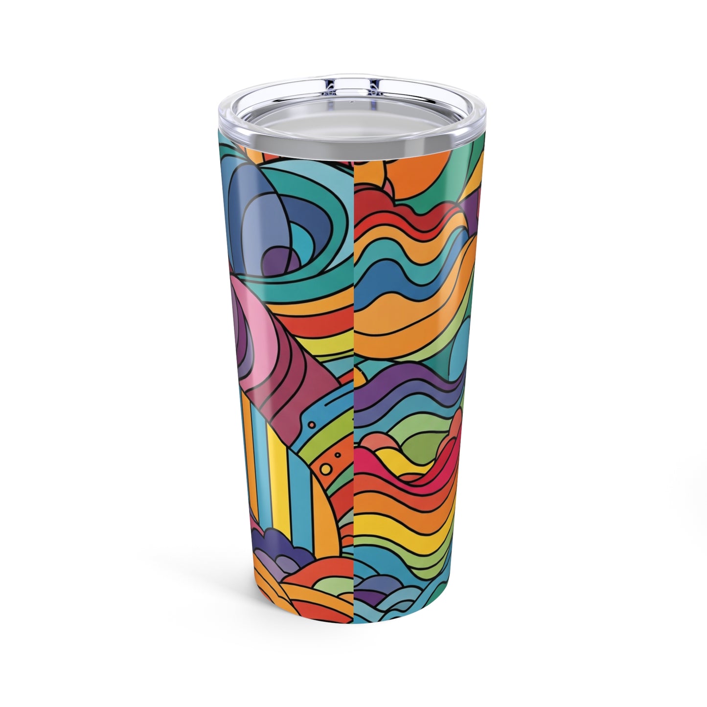 20oz Stainless Steel Travel Tumbler With Double Wall Vacuum Insulation Leak Proof Design For Hot Or Cold Beverages