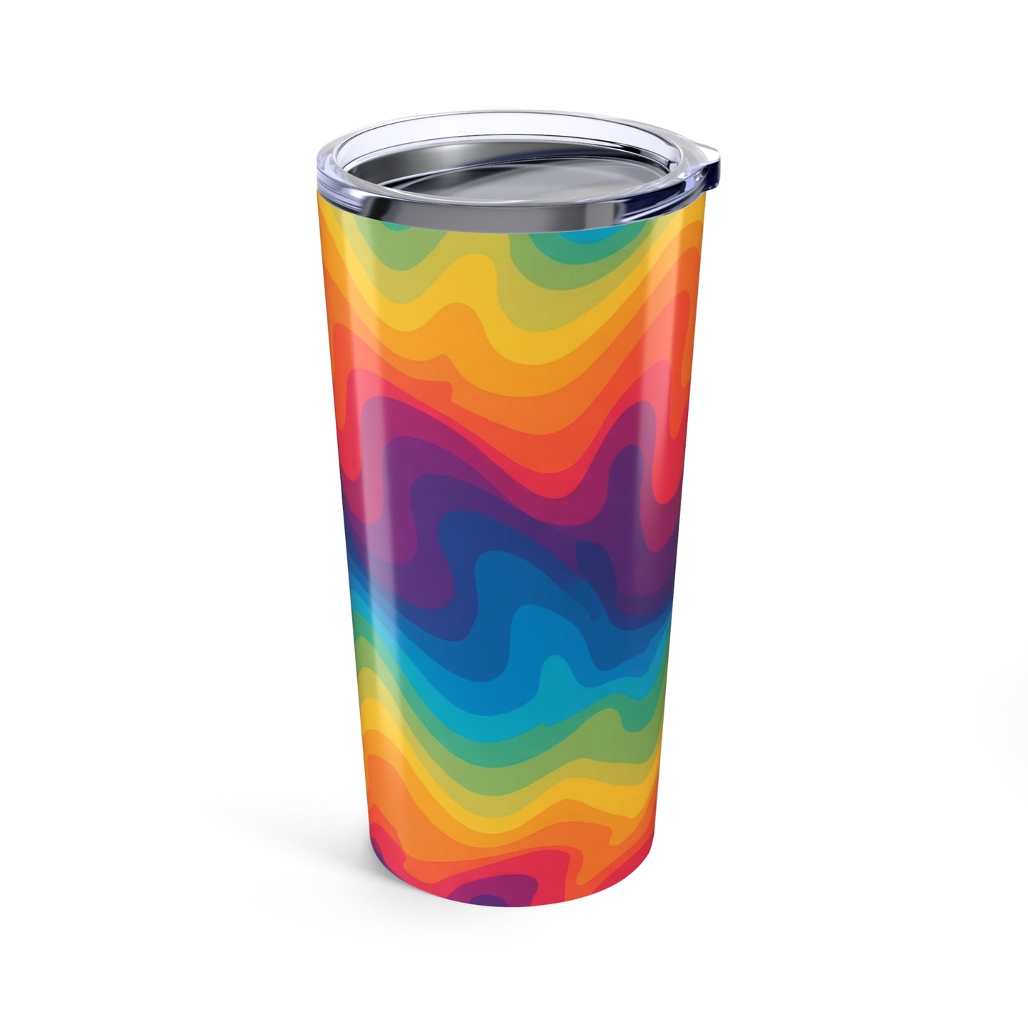 20 Oz Durable Metal Coffee Cup With Double Wall Insulation Keeps Drinks Hot Or Cold Printed Art Finish Dishwasher