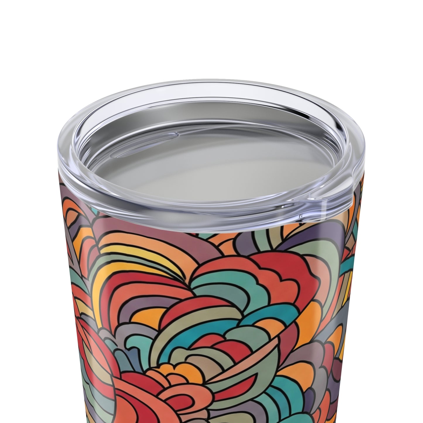 20oz Stainless Steel Tumbler With Vibrant Printed Design Double Wall Vacuum Insulated Spill Resistant Travel