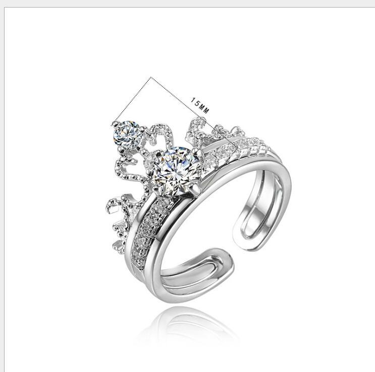 Bee Daisy Rotating Ring Gold Plated Zircon Adjustable Opening Nature Inspired Durable Everyday Jewelry Durable