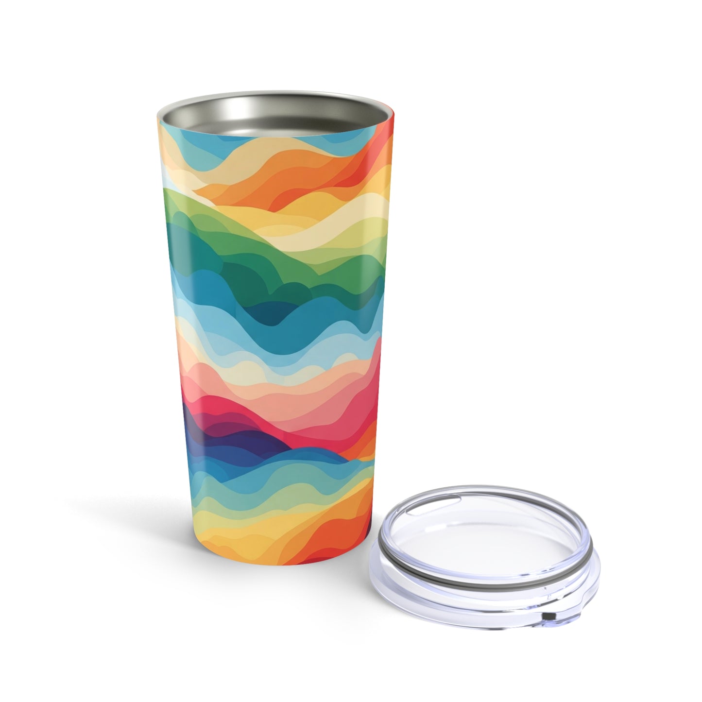 20 Oz Stainless Steel Tumbler With Double Wall Vacuum Insulation And Spill Resistant Lid Travel Mug Dishwasher Safe