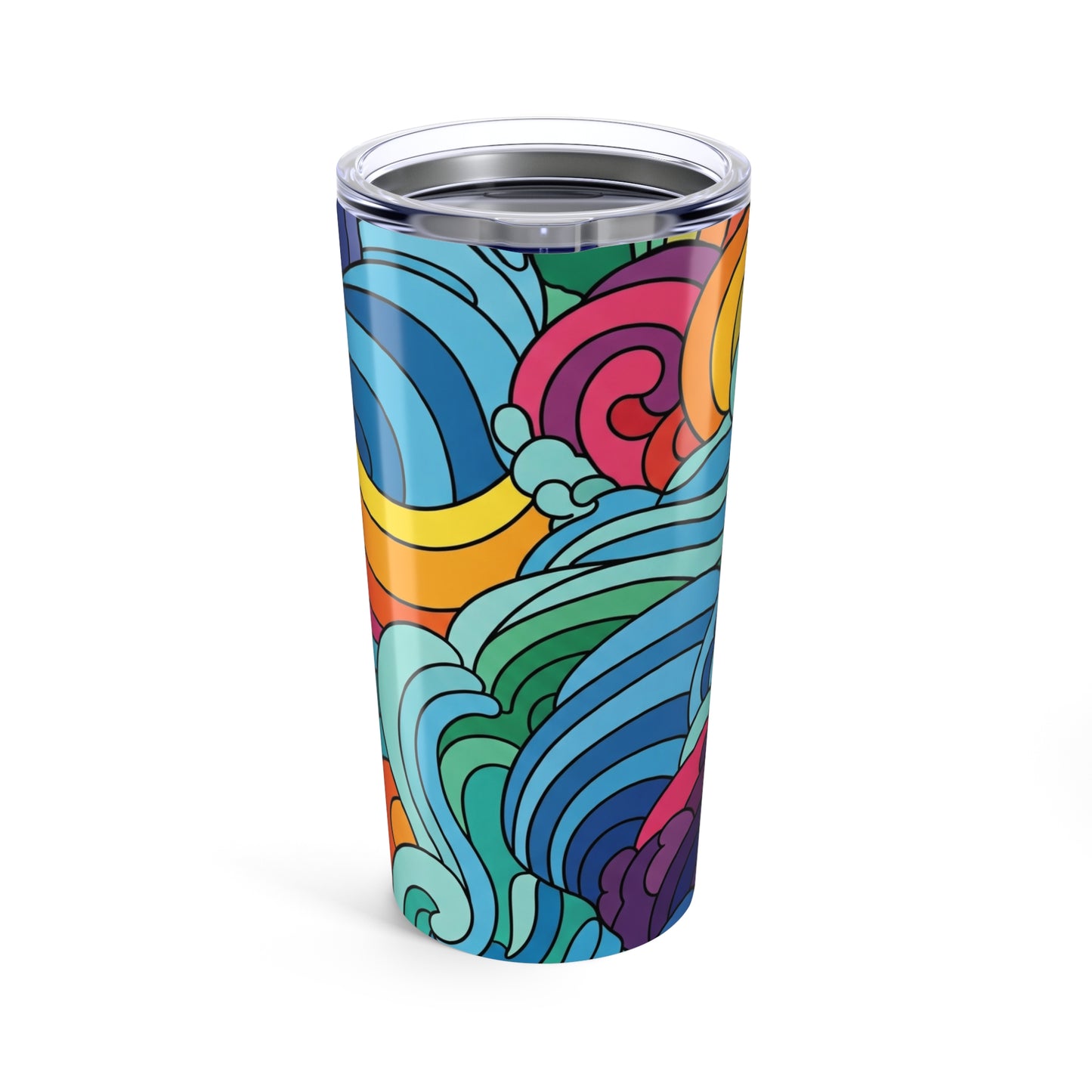 20oz Stainless Steel Tumbler With Double Wall Vacuum Insulation Spill Resistant For Hot And Cold Beverages For