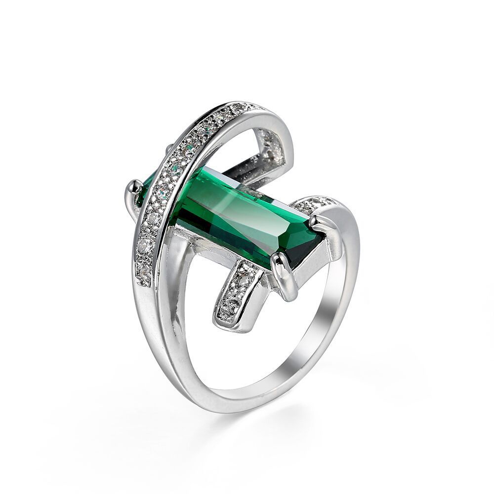 Womens Zircon Jewelry Egg Shape Copper Electroplated European American Design Elegant Gift Accessory Keepsakes