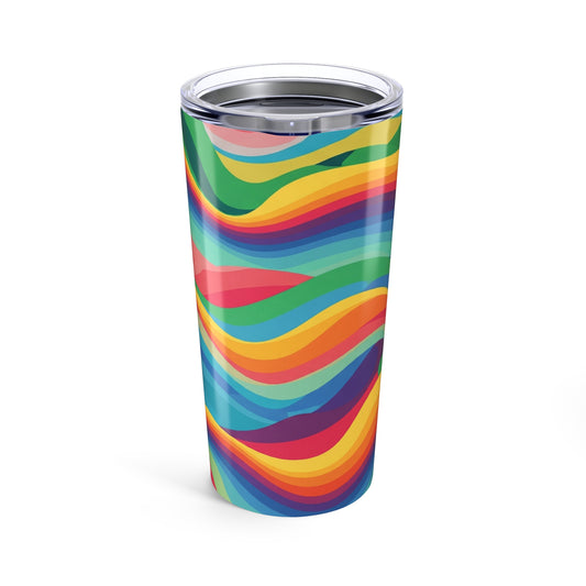 20oz Stainless Steel Tumbler with Double Wall Vacuum Insulation and Spill Resistant Travel Mug for Hot or Cold