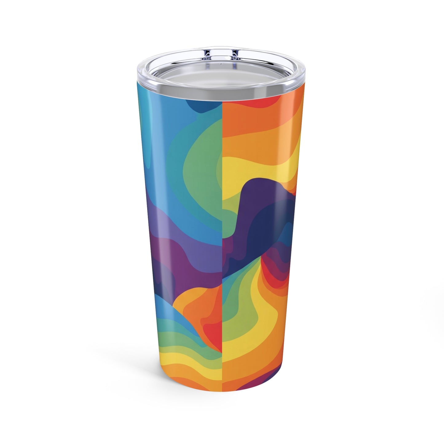 Twenty Ounce Steel Travel Mug With Double Wall Vacuum Insulation Leak Proof For Hot Or Cold Beverages Printed