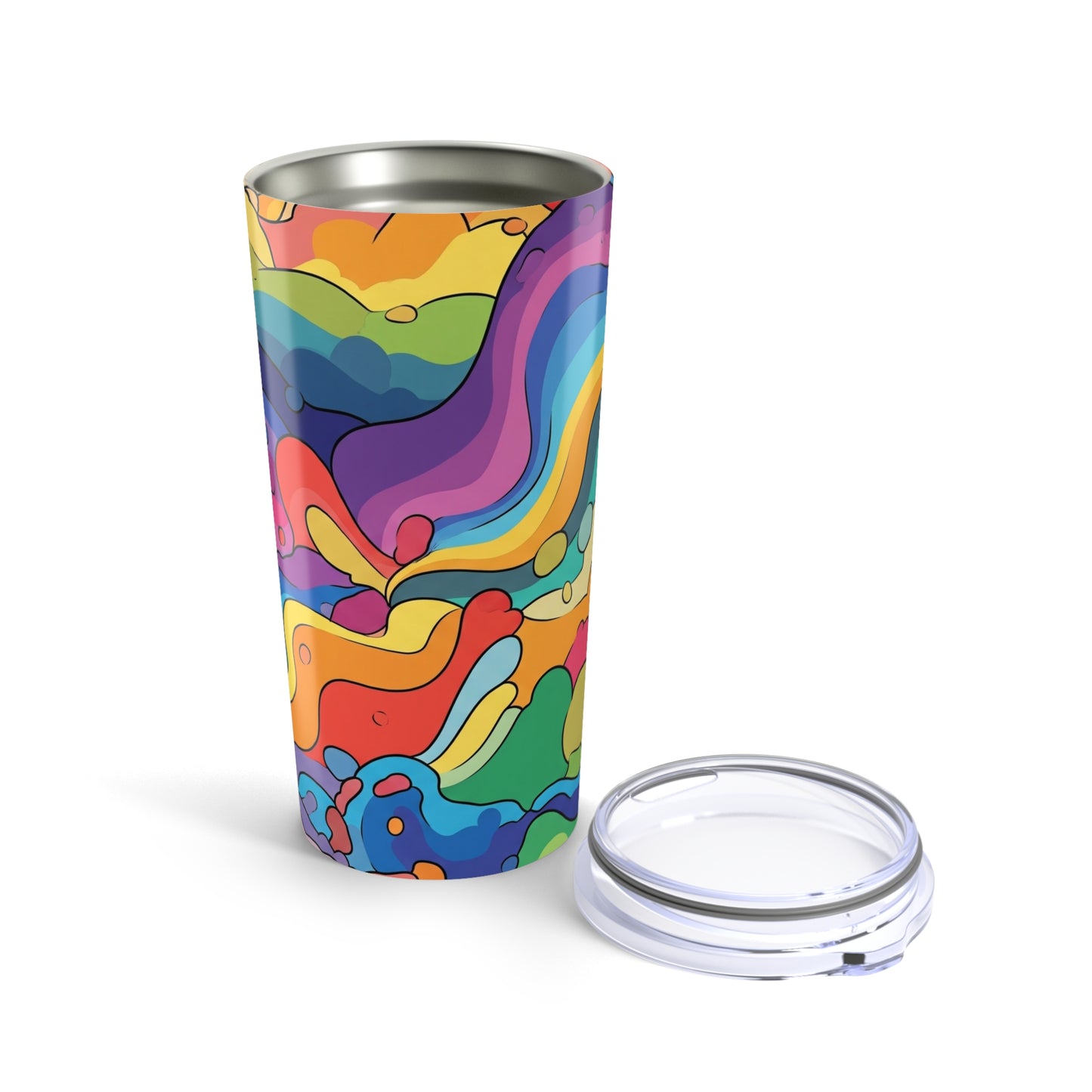 20oz Stainless Steel Tumbler Double Wall Vacuum Insulation Printed Durable For Hot And Cold Drinks Dishwasher Safe