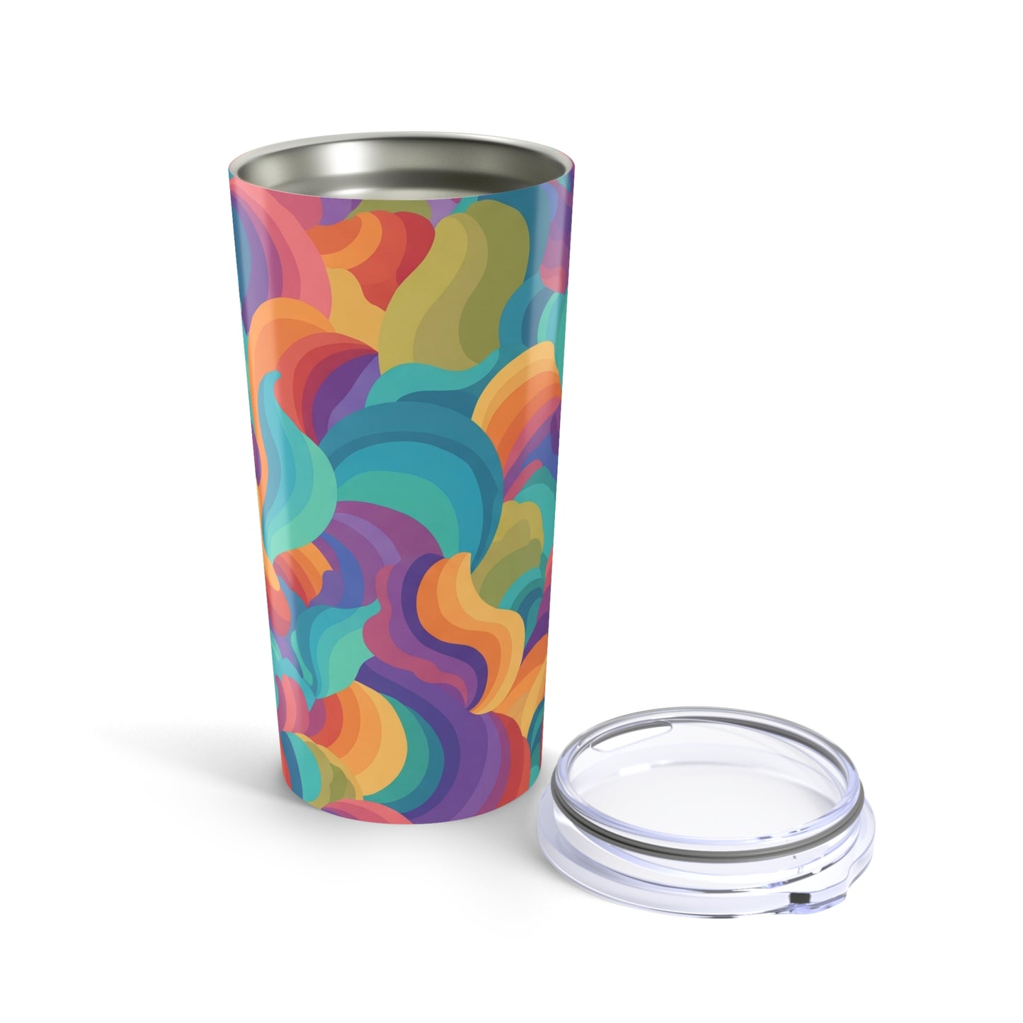 20 Oz Travel Mug Tumbler With Double Wall Vacuum Insulation Spill Resistant BPA Free For Hot Drinks Dishwasher Safe