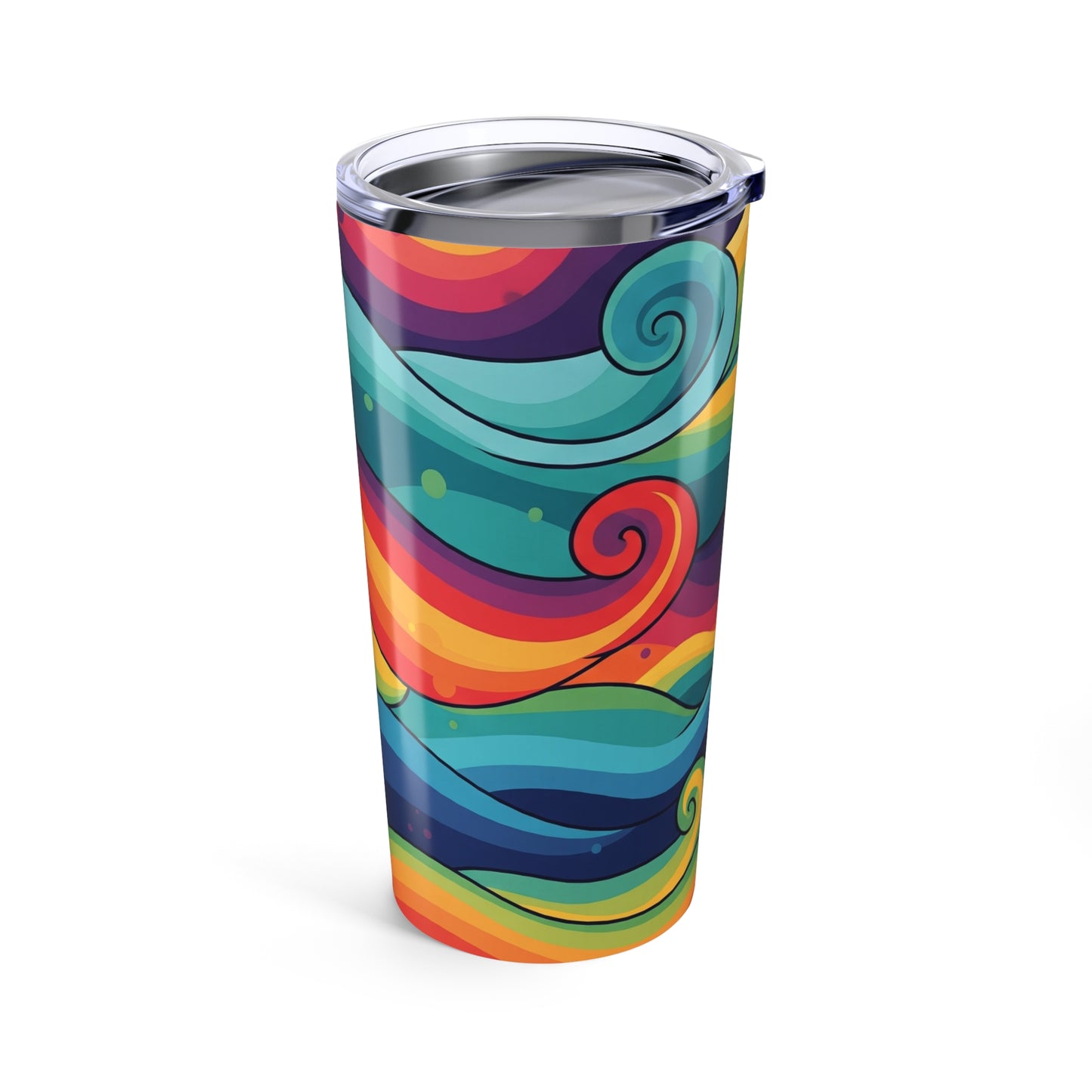 20oz Stainless Steel Travel Mug Double Wall Vacuum Insulated Spill Resistant Durable Printed For Hot And Cold