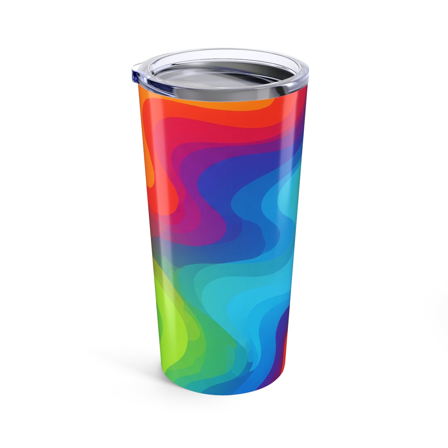 20oz Steel Tumbler With Vivid Printed Design Double Wall Vacuum Insulation Spill Proof Travel Mug For Hot Cold