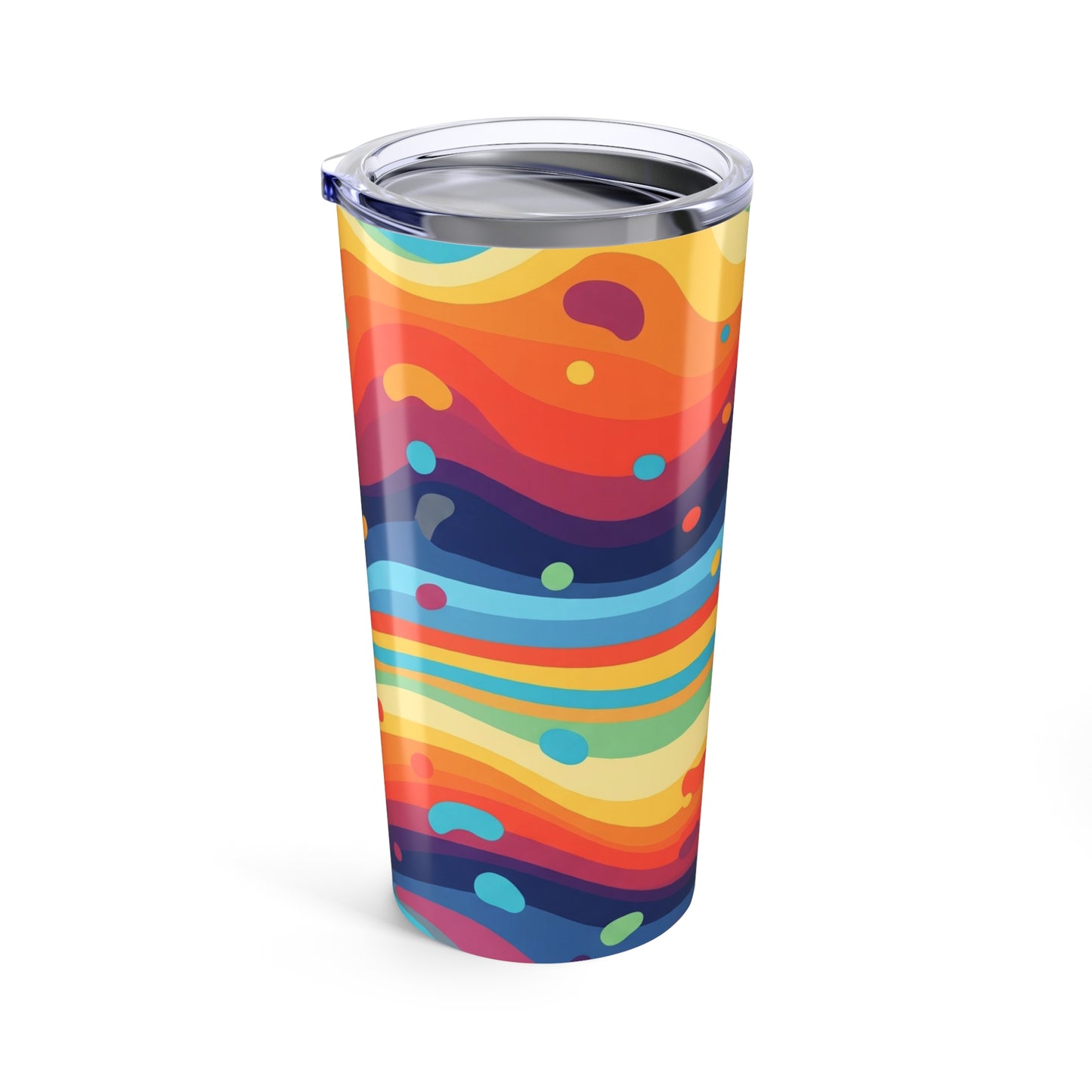 20oz Steel Tumbler With Double Wall Vacuum Insulation Spill Resistant Hot Cold Beverage Mug Dishwasher Safe Durable