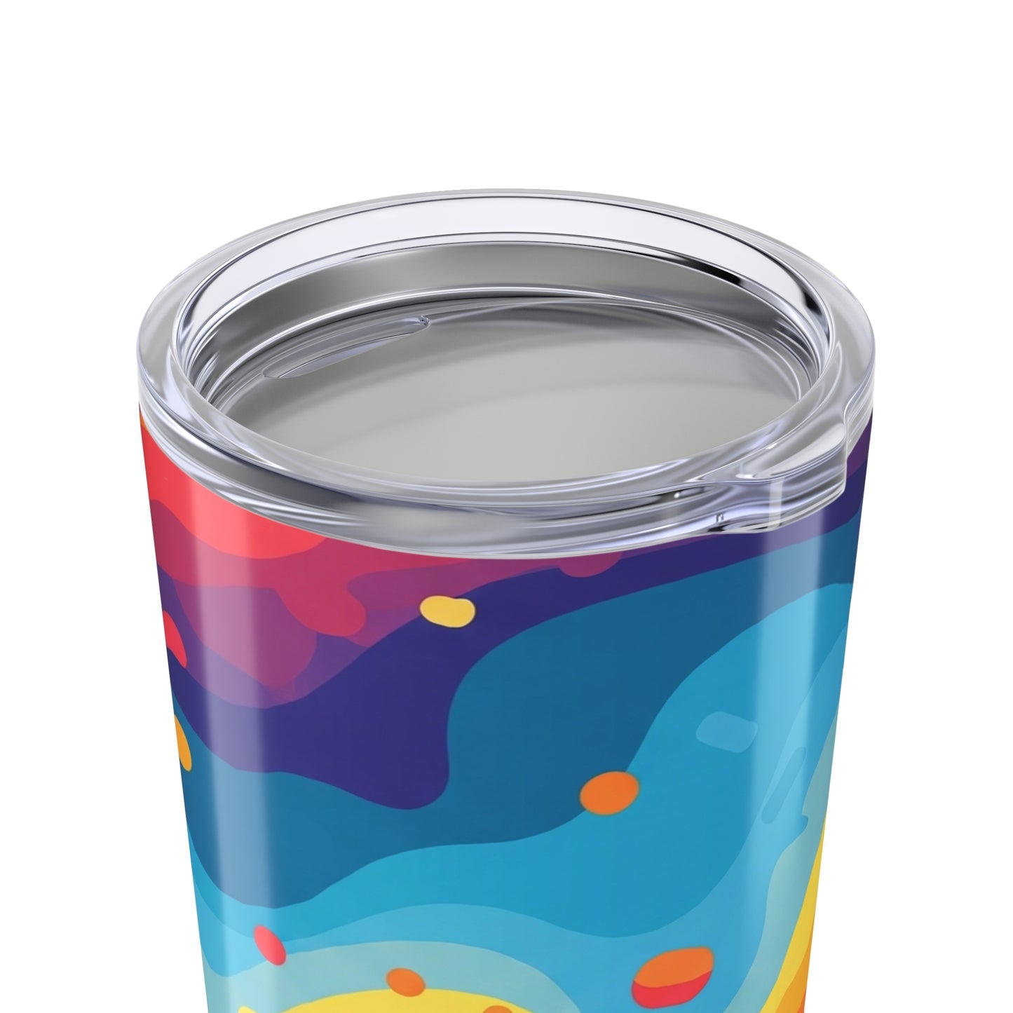 20oz Stainless Steel Printed Tumbler Double Wall Vacuum Insulation Spill Resistant Keeps Drinks Hot Or Cold All Day