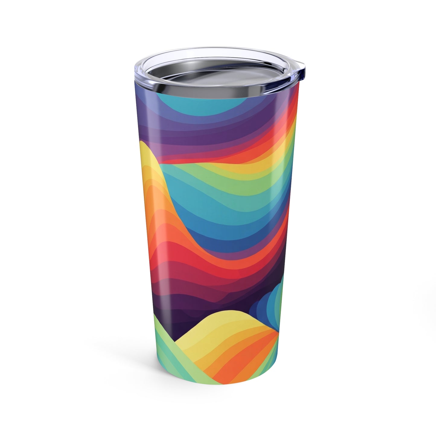 20oz Stainless Steel Travel Mug With Printed Design Double Wall Vacuum Insulation Spill Resistant BPA Free Thermal