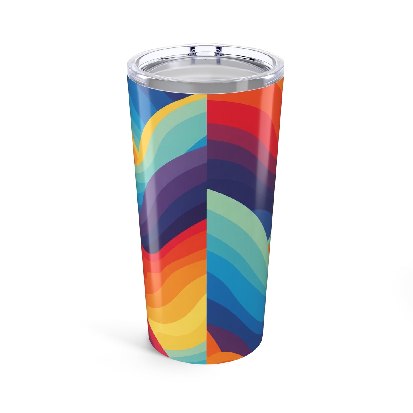 20oz Stainless Steel Tumbler With Double Wall Vacuum Insulation Spill Resistant BPA Free And Vibrant Printed Design