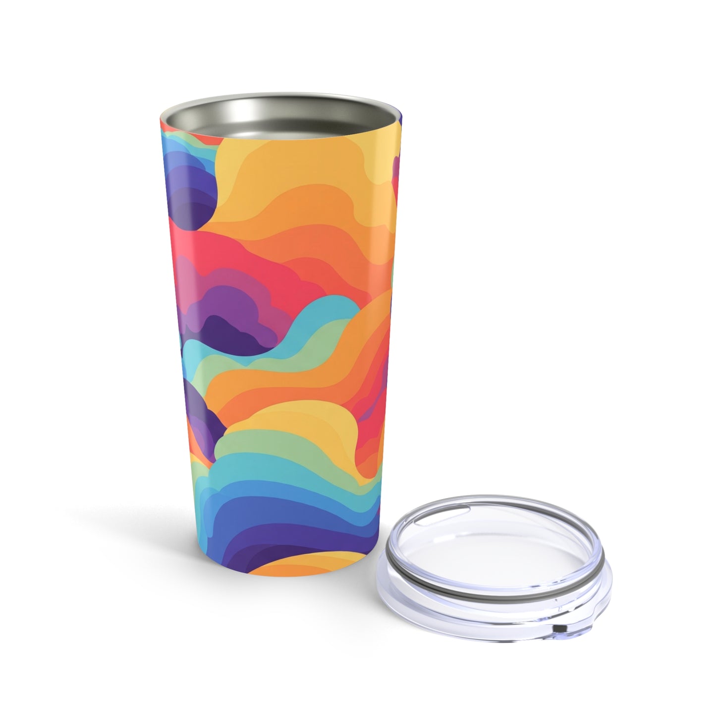 20oz Stainless Steel Tumbler With Double Wall Vacuum Insulation Spill Resistant Cup For Hot And Cold Beverages