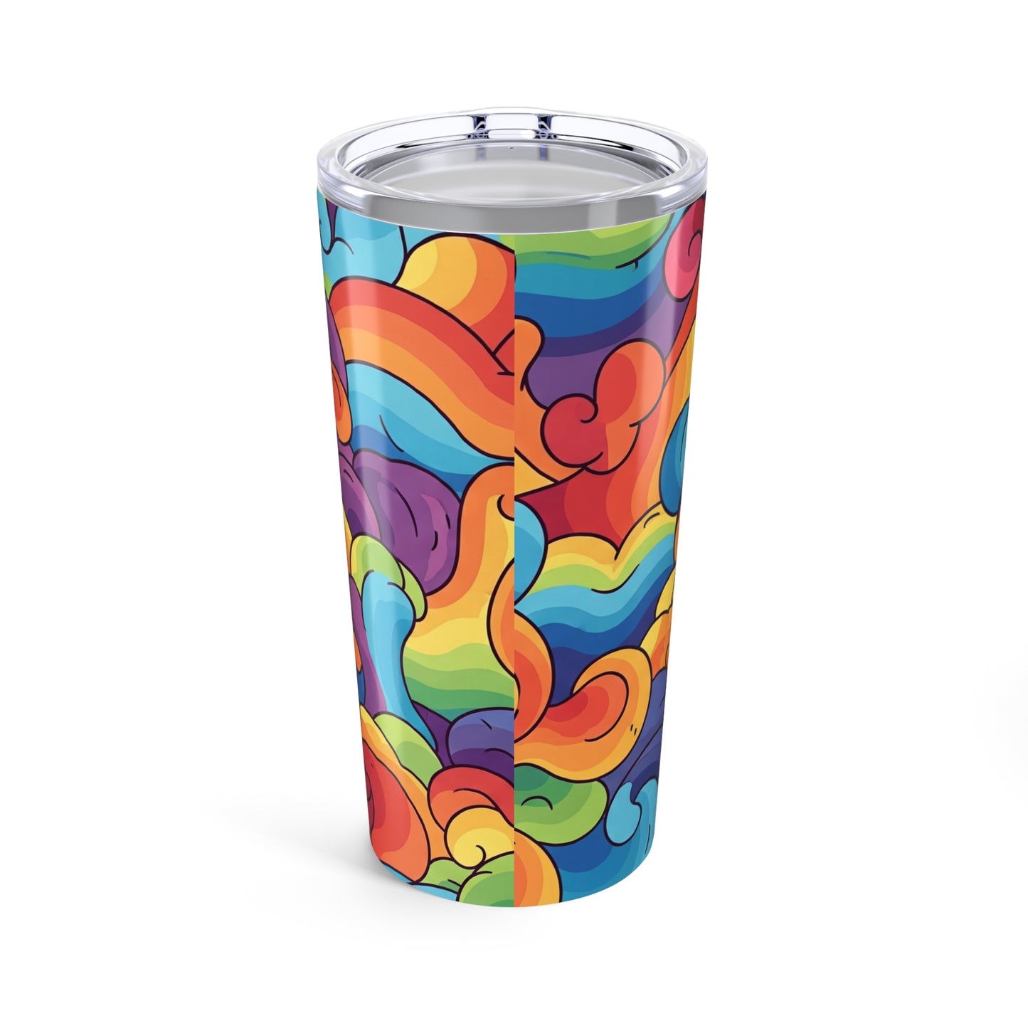 Printed 20oz Stainless Steel Tumbler With Lid For Hot And Cold Drinks Made For Daily Use Durable And Dishwasher
