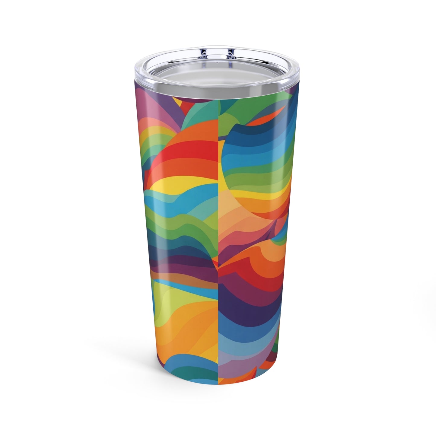 Durable 20oz Stainless Steel Printed Tumbler With Double Wall Vacuum Insulation Spill Resistant Thermal Travel Mug