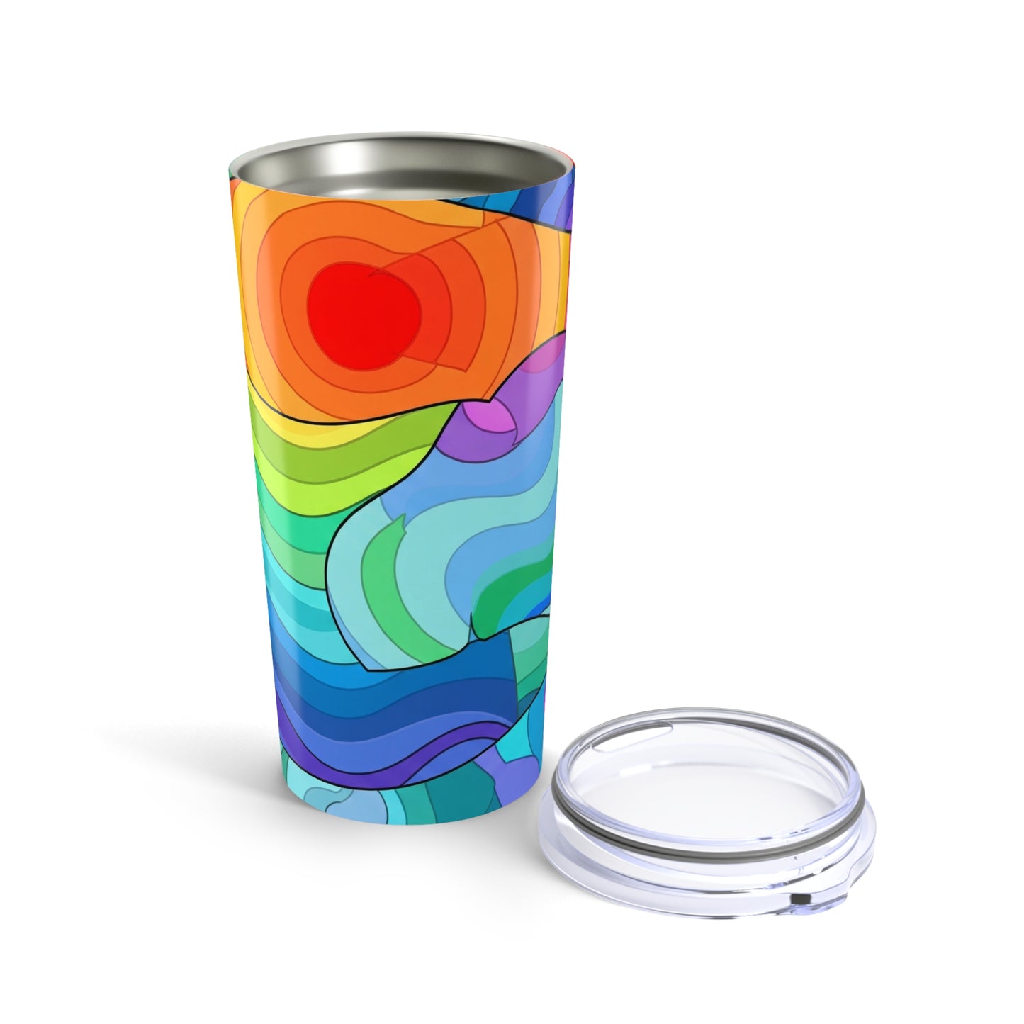20oz Stainless Steel Travel Mug With Double Wall Vacuum Insulation Leak Proof Lid Durable Hot Cold Beverage Tumbler