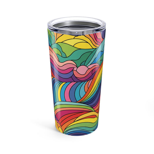 20 Oz Stainless Steel Tumbler With Double Wall Vacuum Insulation Travel Mug Spill Resistant For Hot Or Cold