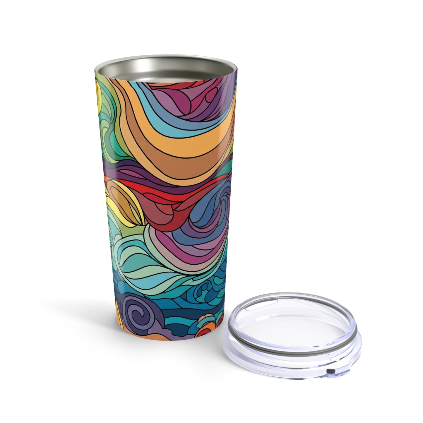 20oz Stainless Steel Tumbler Double Wall Vacuum Insulation Spill Resistant BPA Free Design For Hot Cold Beverages