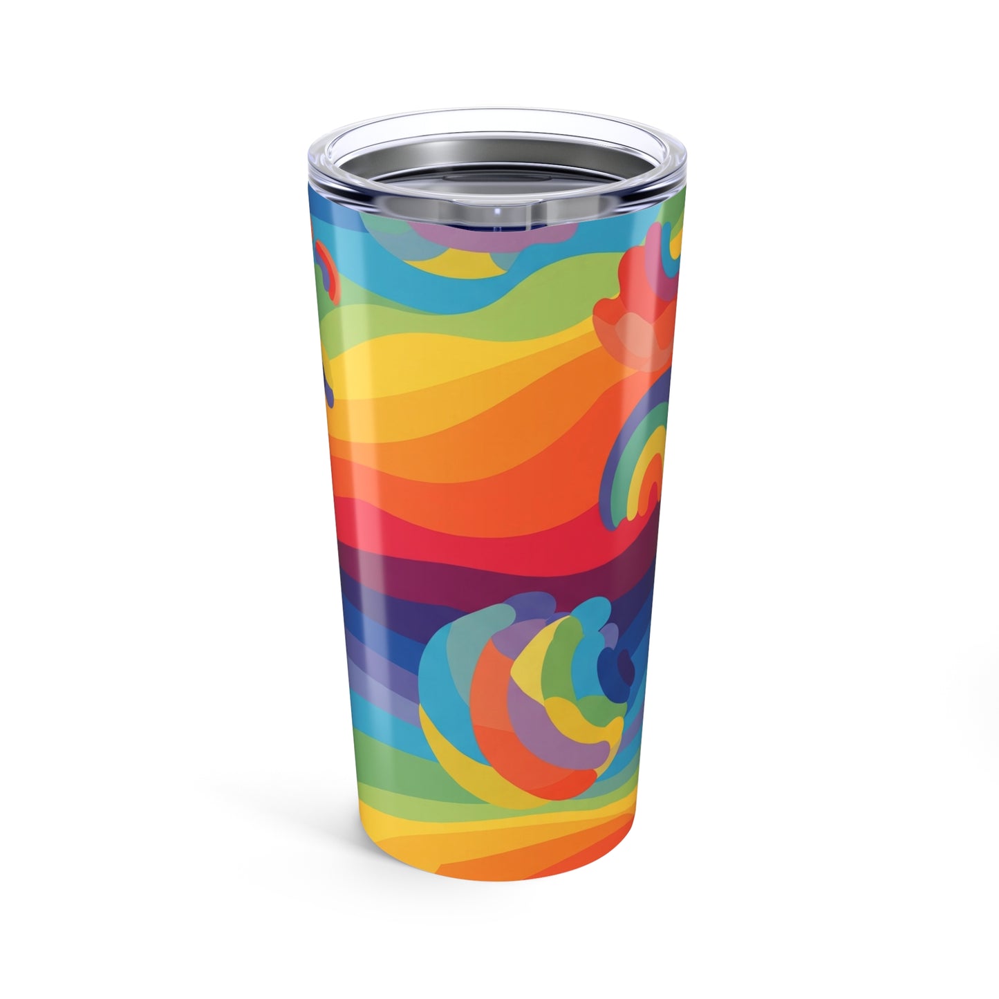 20oz Stainless Steel Tumbler Printed Design Double Wall Insulation Spill Resistant Coffee Cup For Hot Or Cold