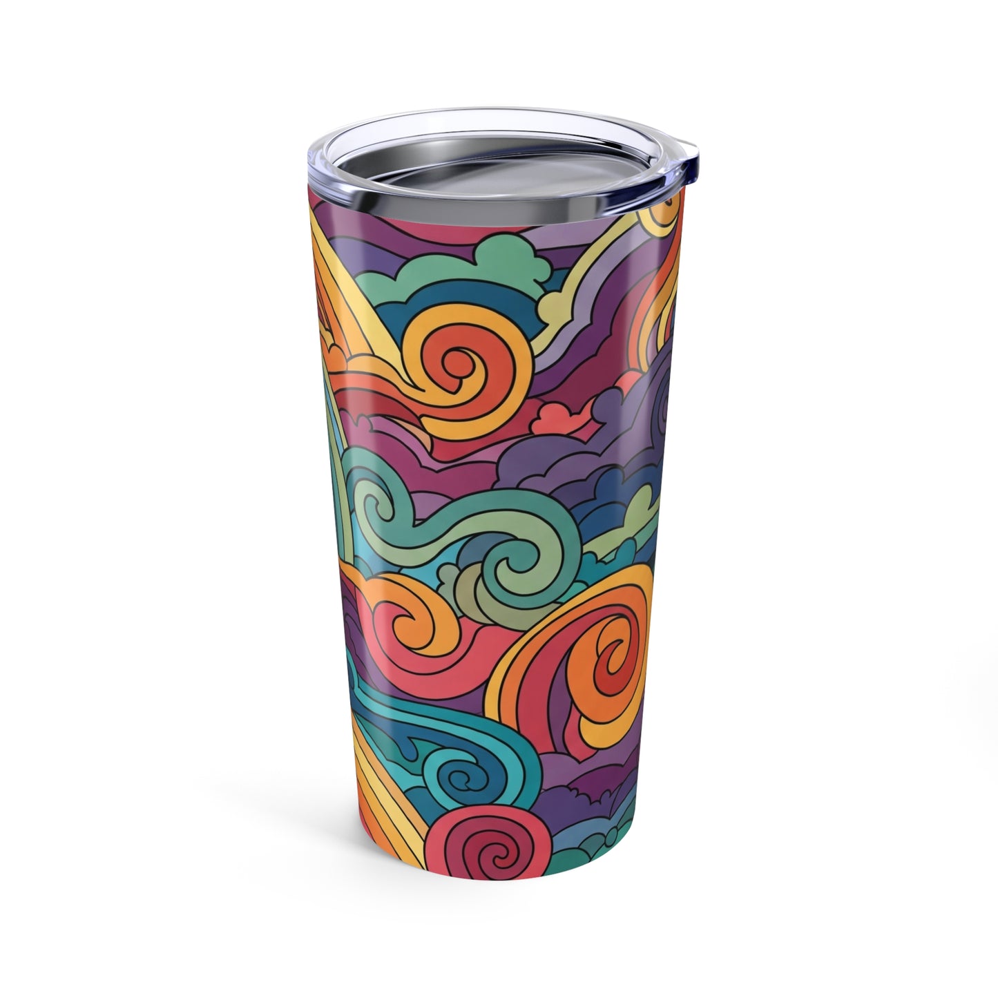 20 Oz Stainless Steel Tumbler With Double Wall Vacuum Insulation And Lid For Hot Or Cold Drinks Dishwasher Safe