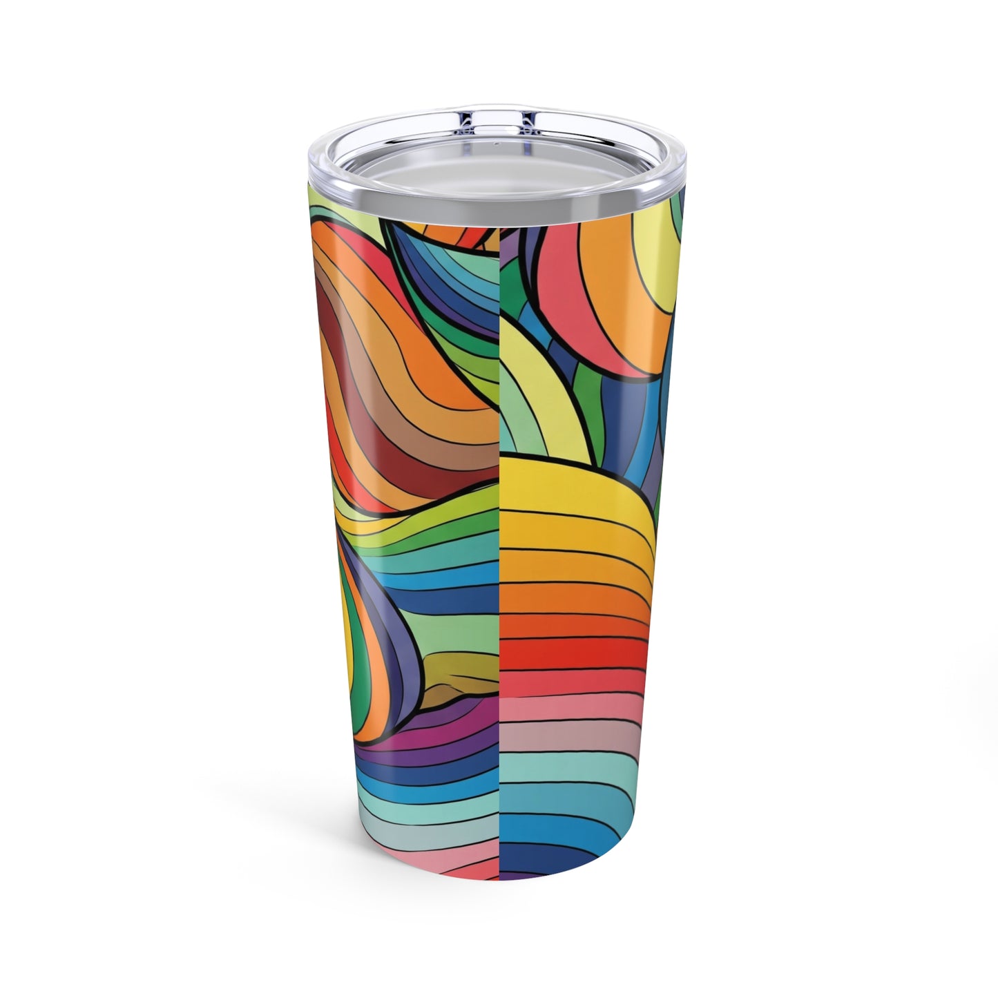 20oz Stainless Steel Tumbler With Double Wall Vacuum Insulation Spill Resistant Travel Mug For Hot Or Cold Drinks