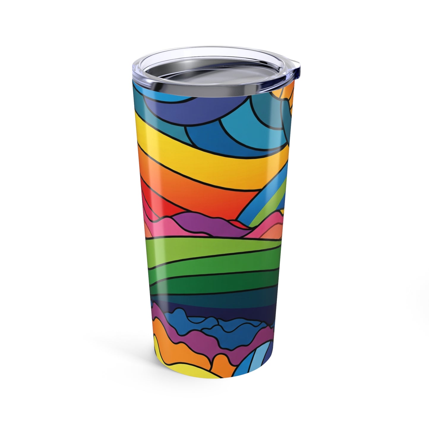 20oz Stainless Steel Tumbler With Double Wall Vacuum Insulation Spill Resistant Construction For Hot Or Cold