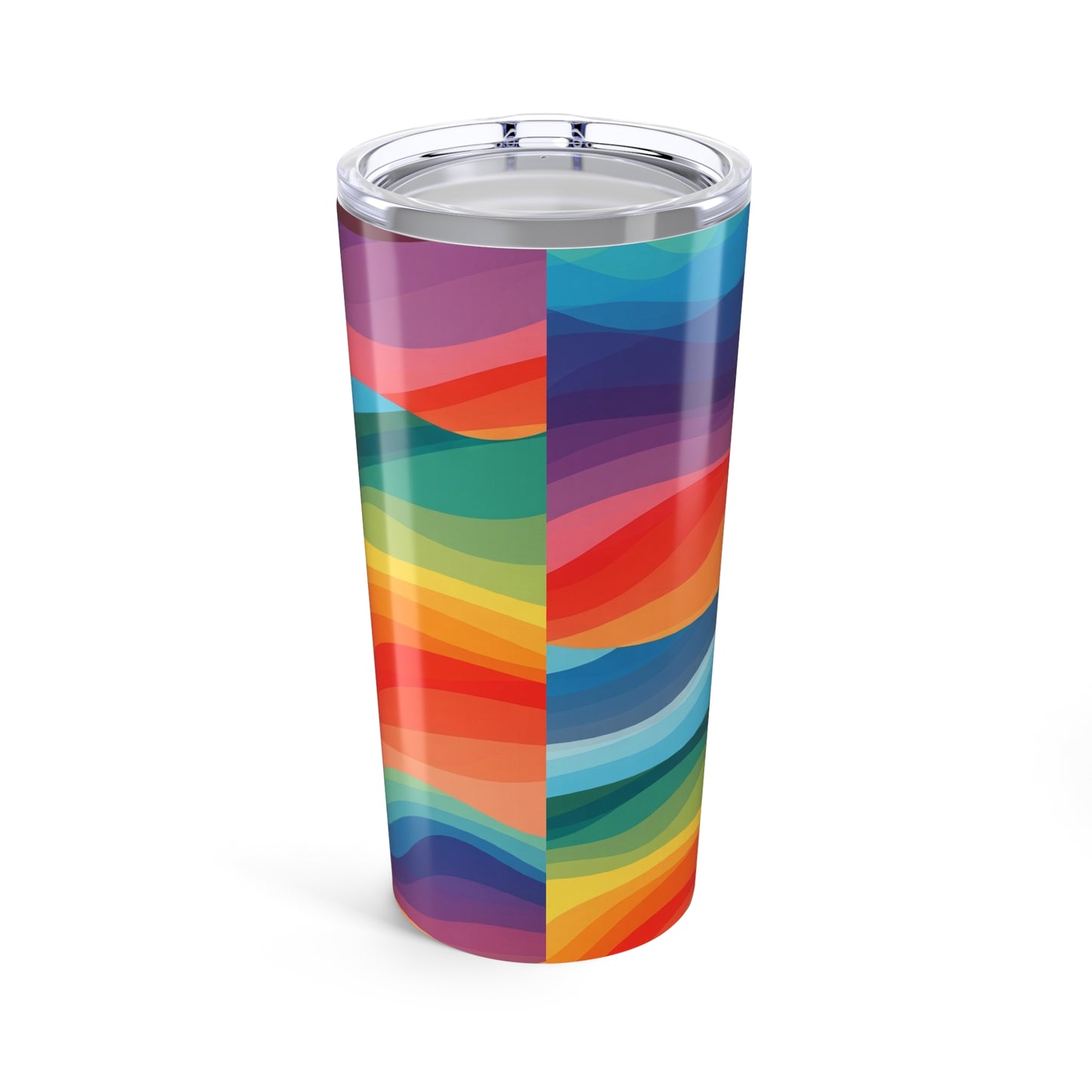20 Ounce Stainless Steel Tumbler With Double Wall Vacuum Insulation Travel Mug Durable Thermal Printed Drinkware