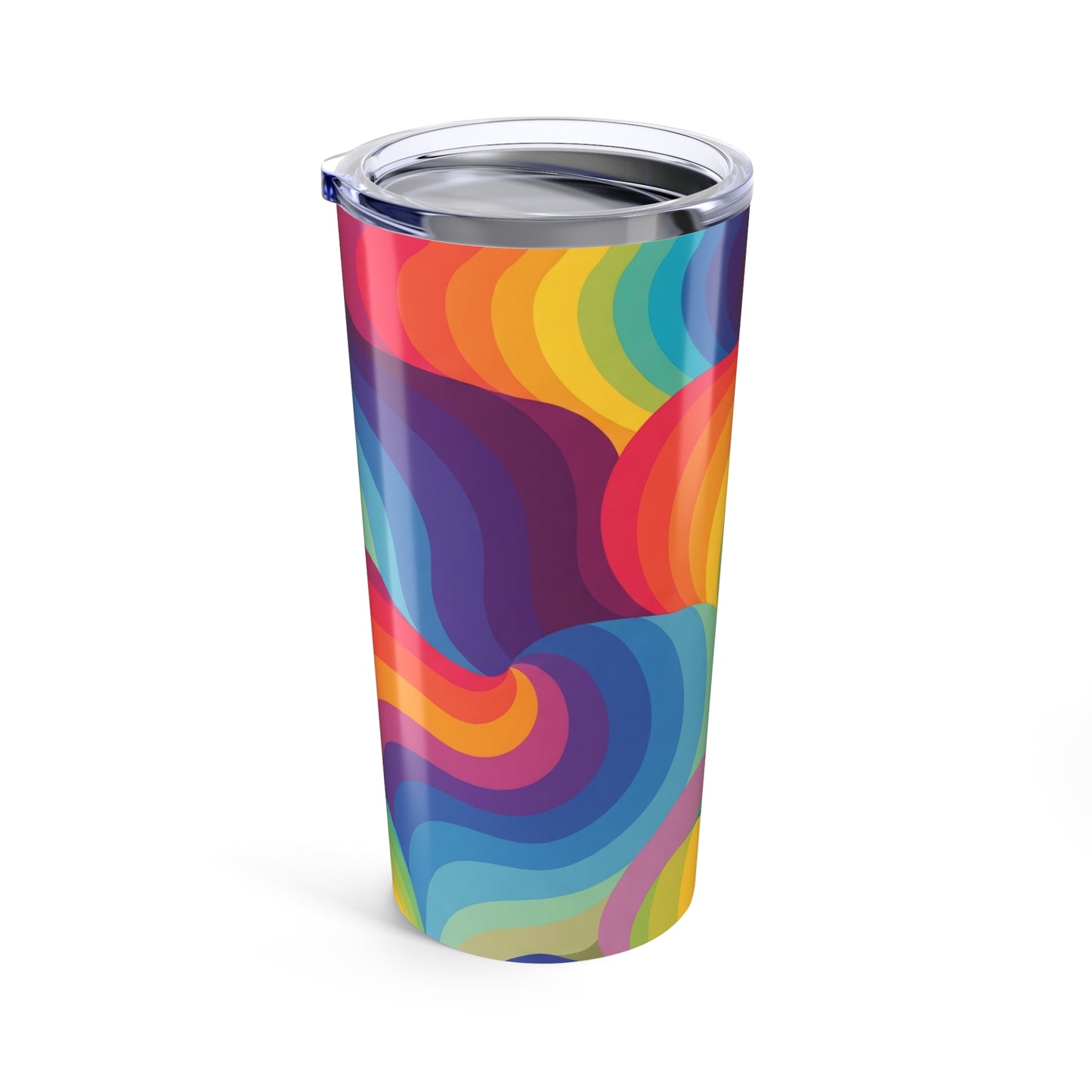 20oz Stainless Steel Tumbler With Double Wall Vacuum Insulation Leak Proof Printed Design For Hot And Cold