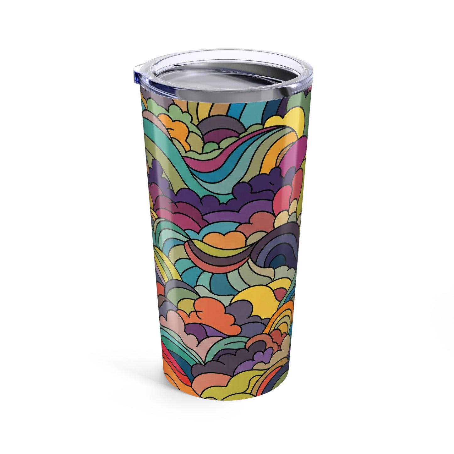 20oz Stainless Steel Tumbler With Double Wall Vacuum Insulation Spill Resistant Travel Mug For Hot And Cold